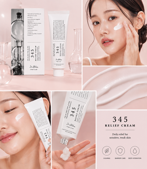 Dr. Althea 345 Relief Cream | Crema Calmante e Iluminadora Coreana