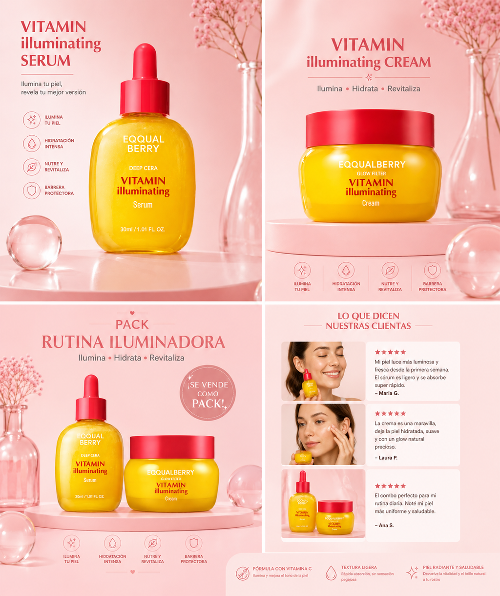 EQQUALBERRY Bakuchiol Serum | Suero Reafirmante con Bakuchiol y Vitamina C